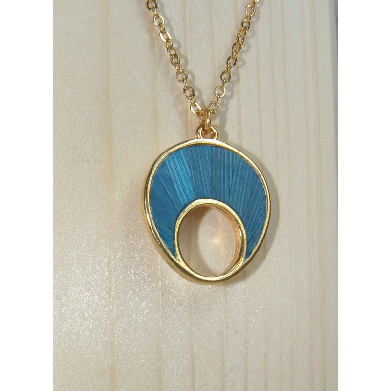 Lebensquelle Plus Pendentif en forme de goutte en obsidienne en